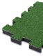 Pavimento antitrauma a puzzle 25mm ( hic 1,69 mt) in erba sintetica e sottofondo in gomma